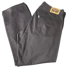 Levi’s 505 Men’s Jeans‎ 36x30 Black Denim Dark Wash Straight Leg